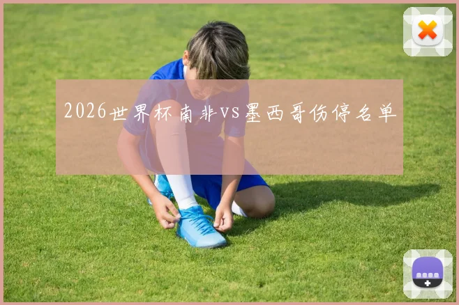 2026世界杯南非vs墨西哥伤停名单